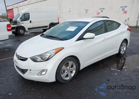 2013 Hyundai Elantra Gls из США, поврежденный, VIN 5NPDH4AEXDH438979